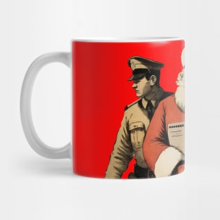 Santa In Custody Mug